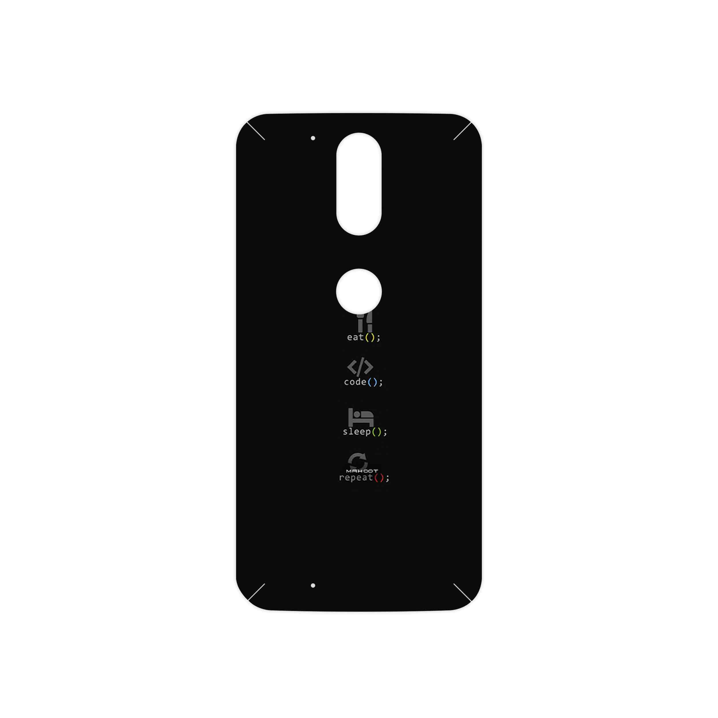برچسب پوششی ماهوت مدل Programming 2 مناسب برای گوشی موبایل موتورولا Moto G4