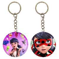 جاکلیدی خندالو مدل دختر کفشدوزکی کد 34633464 مجموعه 2 عددی