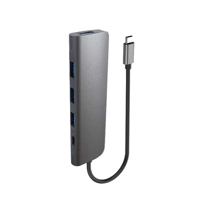 هاب 5 پورت Type-c کی نت مدل K-MFCMS305