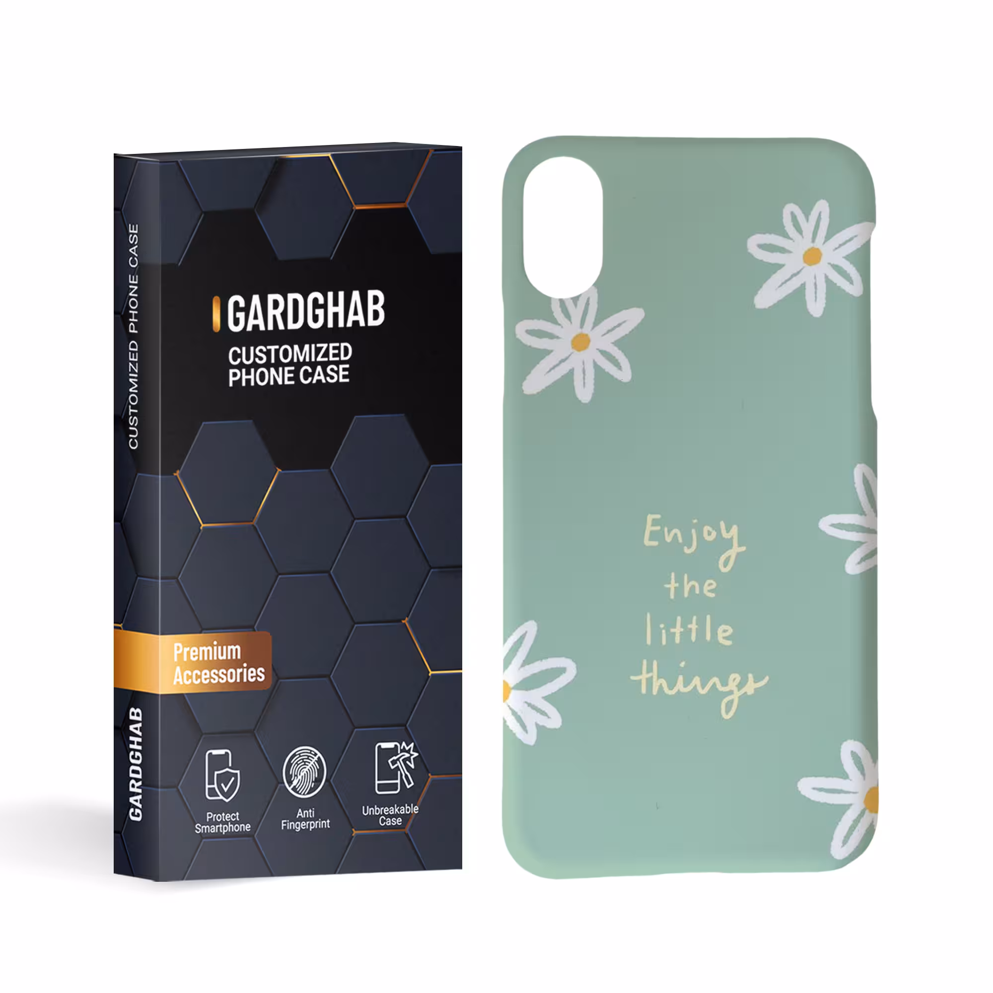 کاور گارد قاب مدل گل مناسب برای گوشی موبایل اپل iphone x xs
