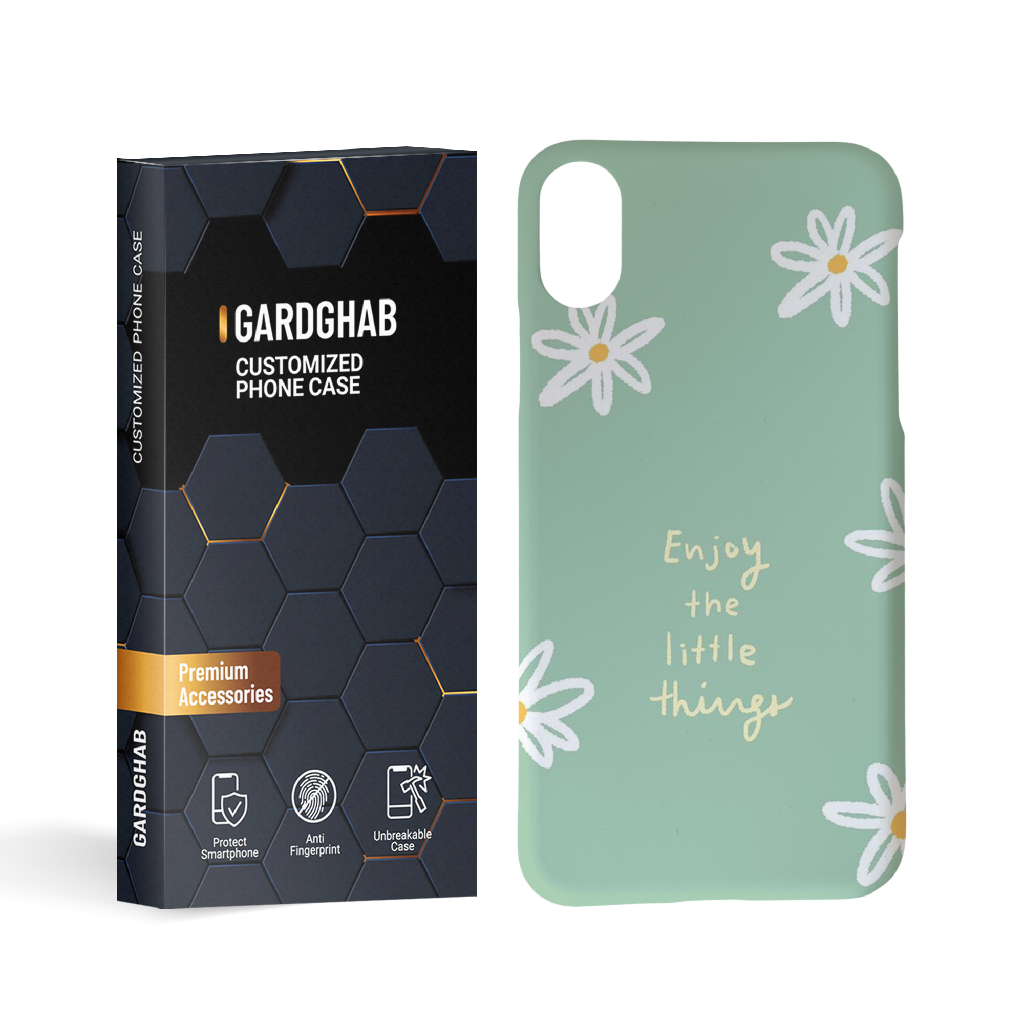        کاور گارد قاب مدل گل مناسب برای گوشی موبایل اپل iphone x / xs