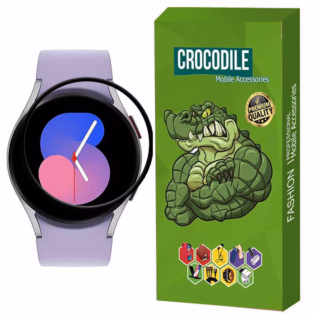 محافظ صفحه نمایش کروکودیل مدل C-PWM مناسب برای ساعت هوشمند سامسونگ Watch 5 44mm