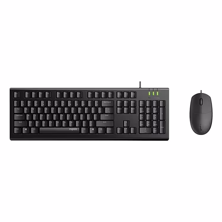 ست موس و کیبورد با سیم Rapoo X125s Pro | فروشگاه اینترنتی شهر لپ تاپ