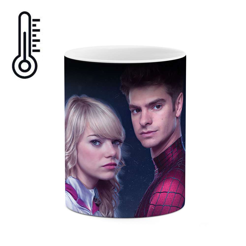 ماگ حرارتی طرح  اندرو گارفیلد با دوس دختر مدل mgph02931