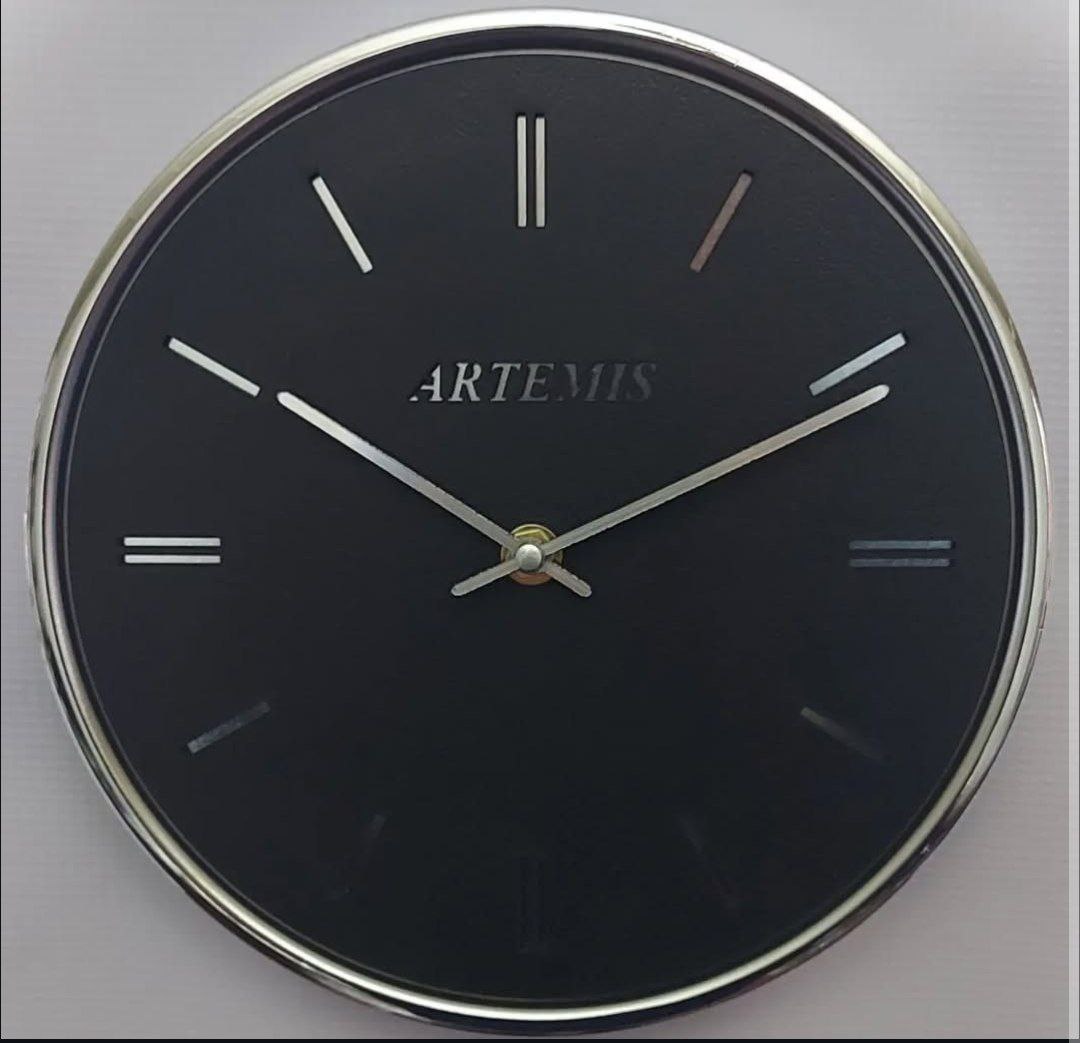 ساعت دیواری آرتمیس کد 6015 Silver A نقره ای