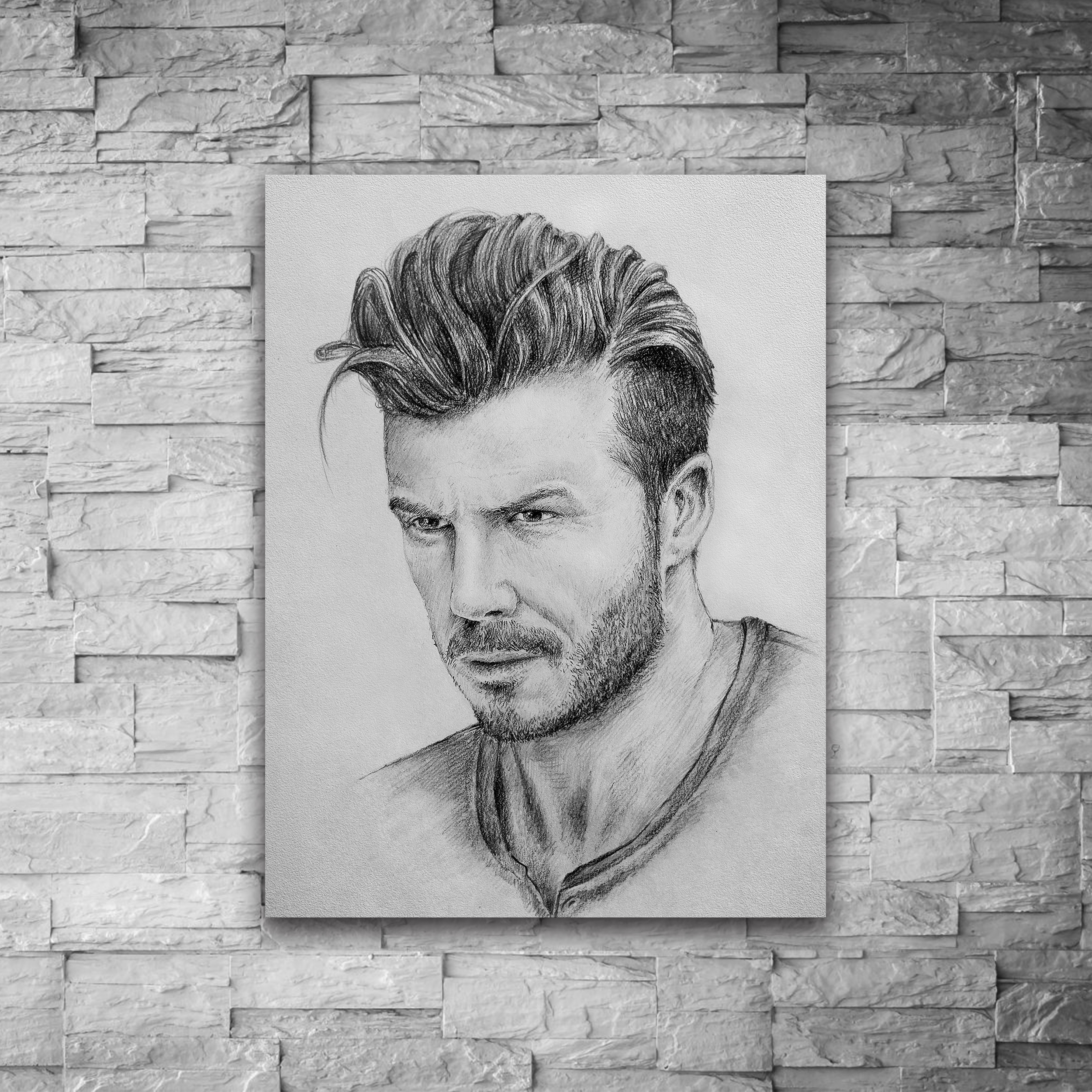 تابلو شاسی طرح دیوید بکهام کد 02