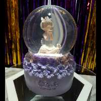 گوی موزیکال دختر  پروانه ای