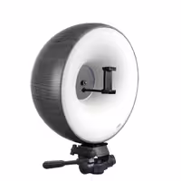 رینگ لایت سالنی نکسوس مدل HS200WH-WG به همراه سه پایه