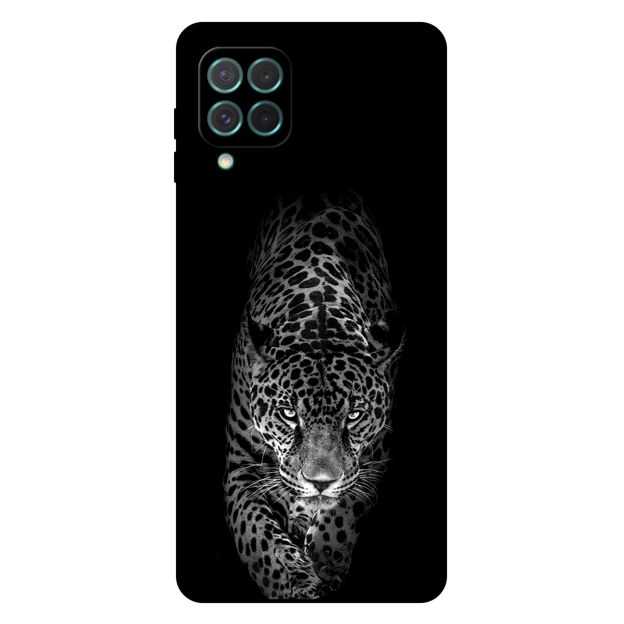 کاور مگافون طرح پلنگ مدل 1879 مناسب برای گوشی موبایل سامسونگ Galaxy M62 / F62
