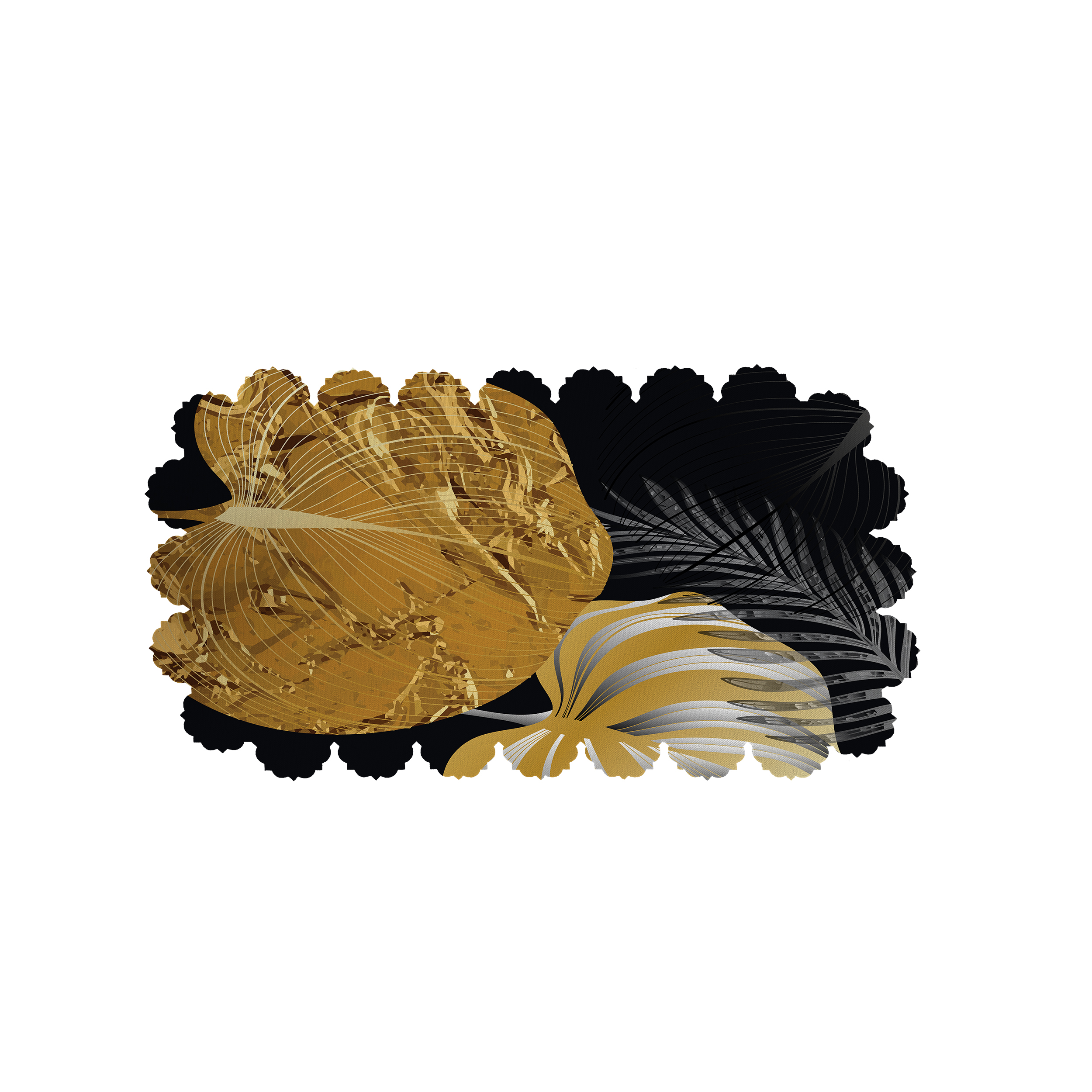 رومیزی مدل برگ کد 8982R