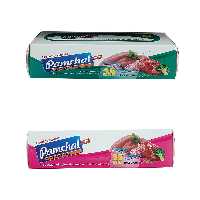 کیسه زیپ دار پامچال مدل دو زیپ کد 15x20 20x30 بسته 70 عددی