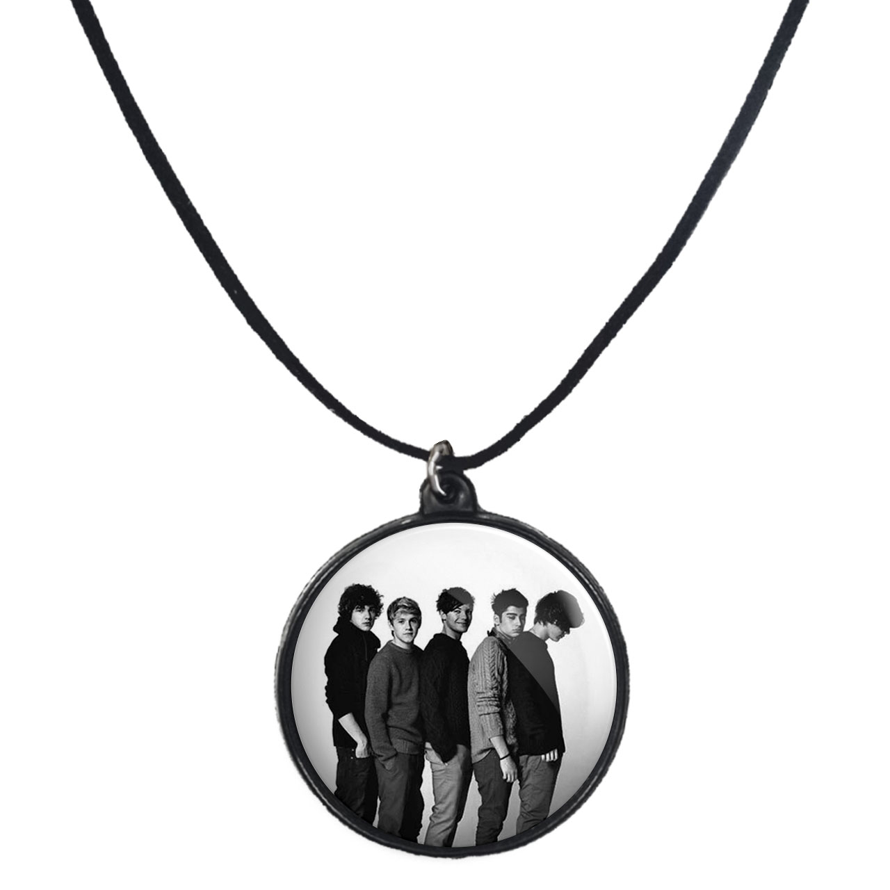 گردنبند پرمانه طرح One Direction کد pmb.13625 مدل دو طرفه