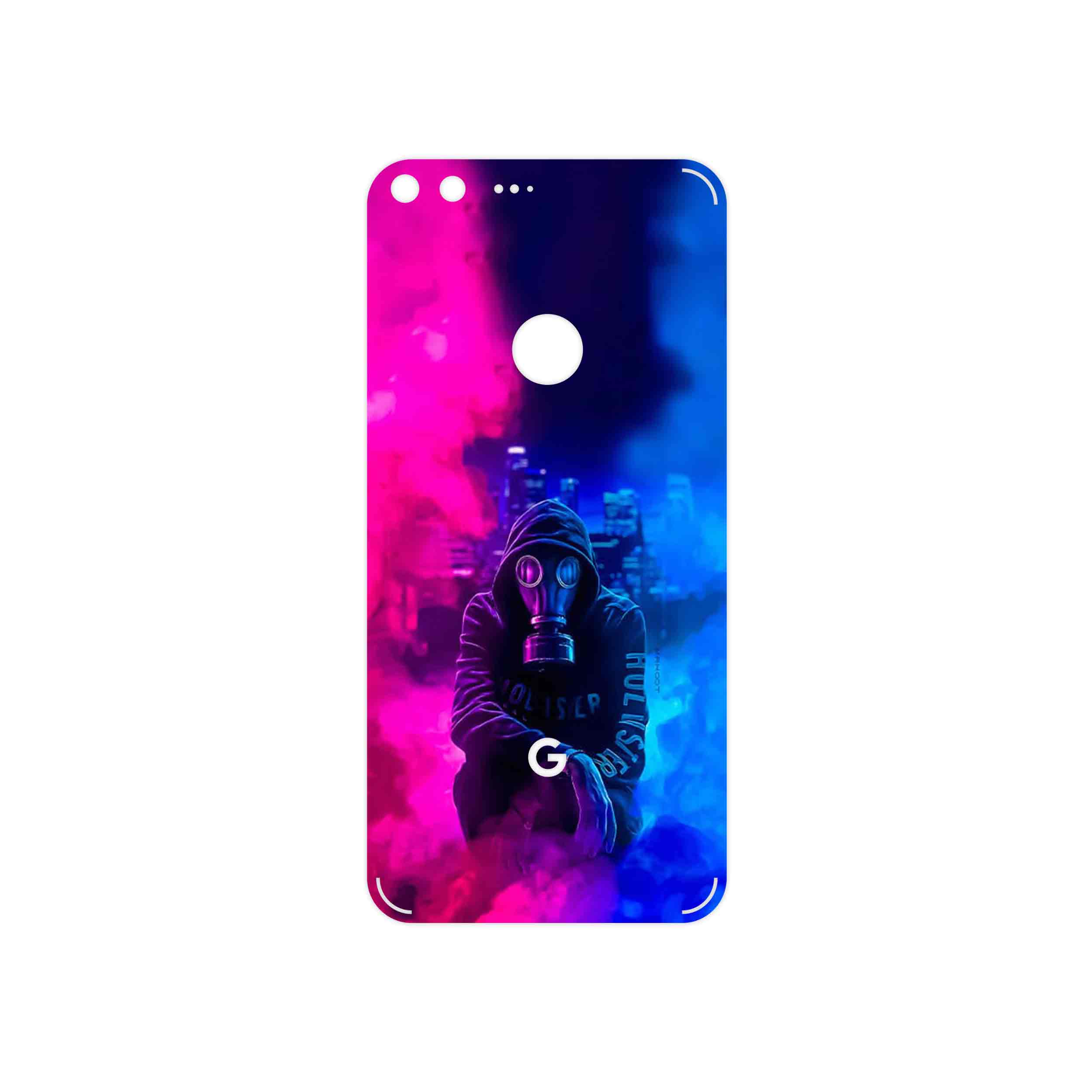 برچسب پوششی ماهوت مدل Smoke Rainbow Digital Art 2 مناسب برای گوشی موبایل گوگل Pixel XL