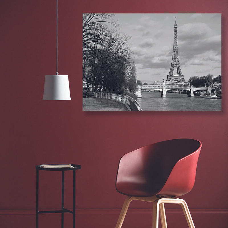 تابلو شاسی سری زیباترین عکس های جهان طرح برج ایفل کد 452 | دنیای قاب