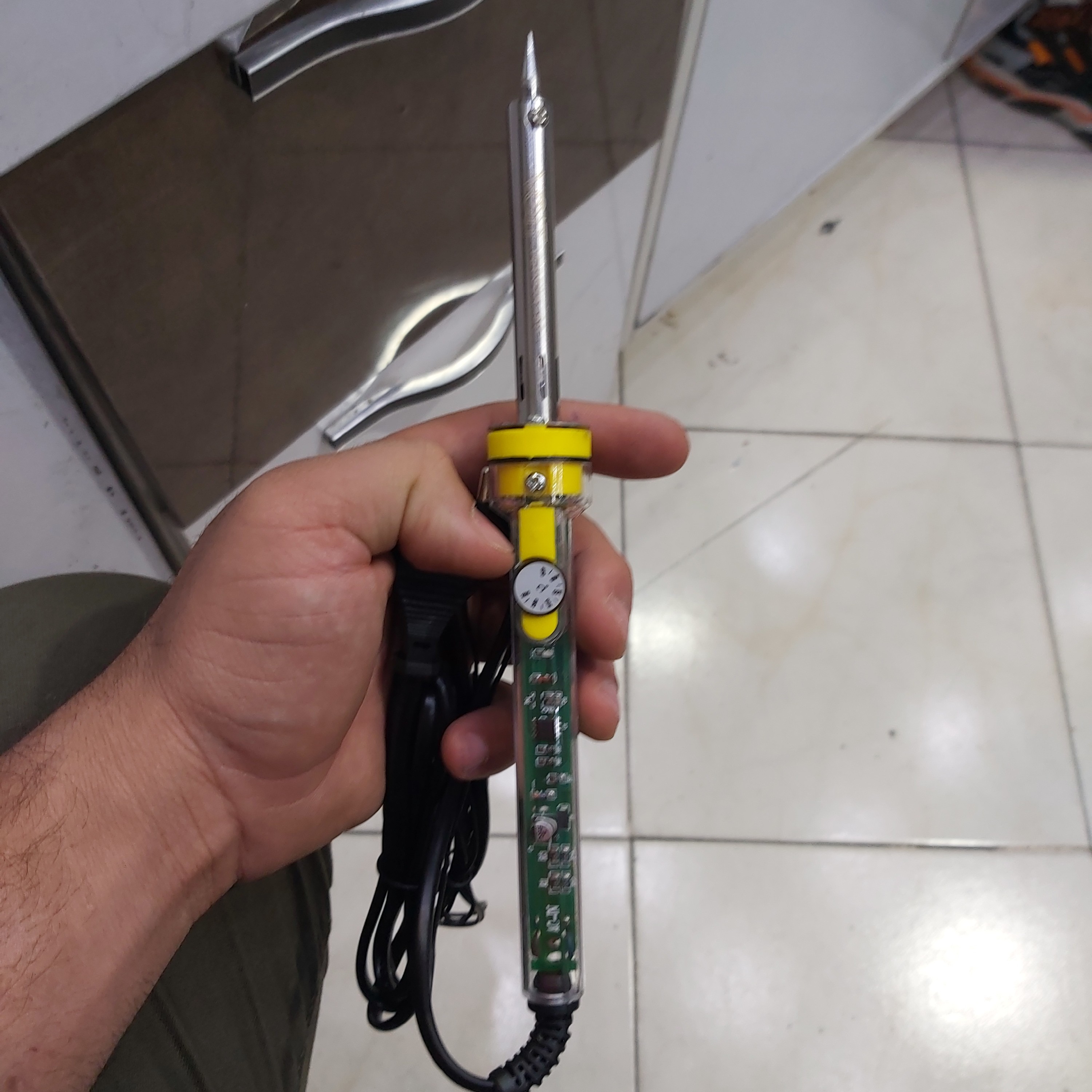 هویه قلمی 60 وات مارک ولت VOLT -قابلیت تنظیم دما از 200 درجه تا 450 درجه- دستگاه لحیم