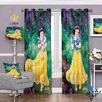 پرده پانچ کودک طرح سیندرلا کد S9855
