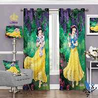 پرده پانچ کودک طرح سیندرلا کد S9855