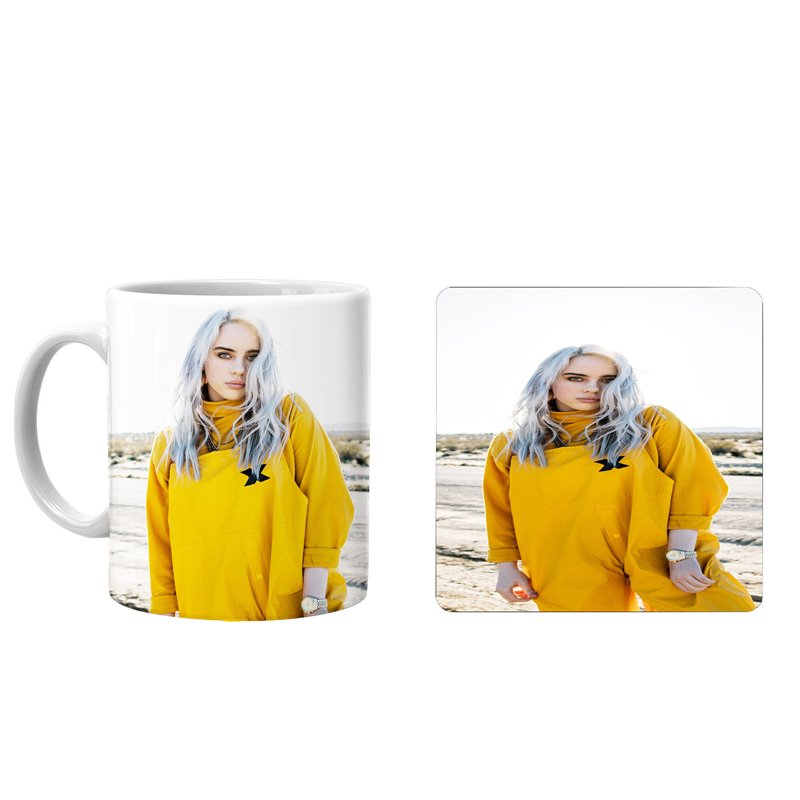 ماگ طرح بیلی ایلیش کد xi12 به همراه زیرلیوانی