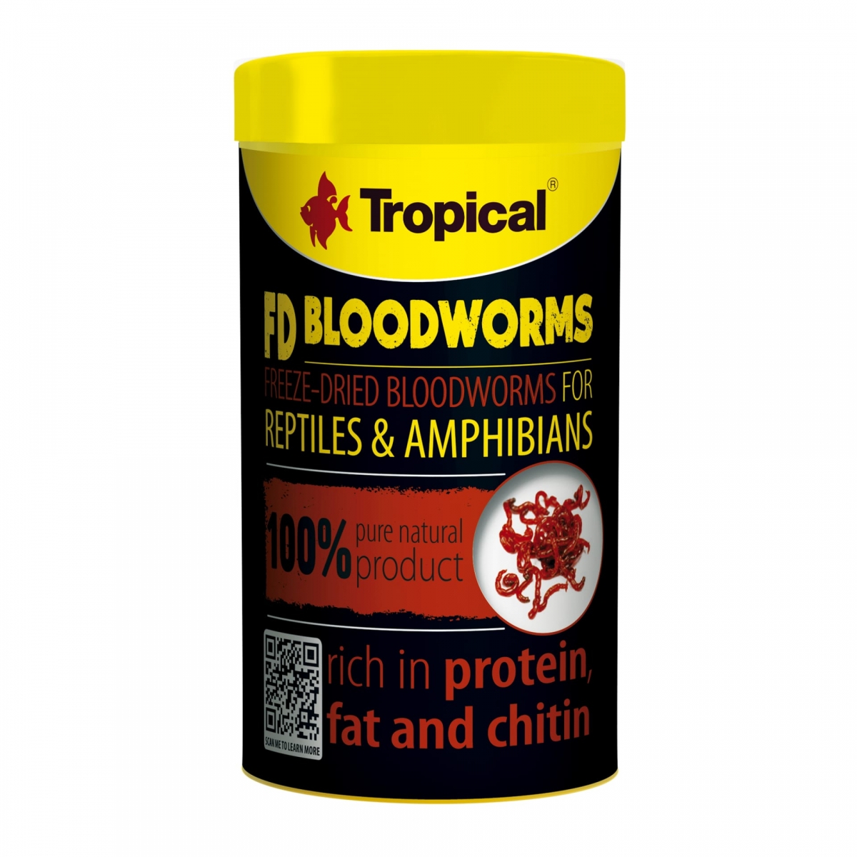 غذای کرم خونی تروپیکال FD BLOODWORMS وزن 7 گرم