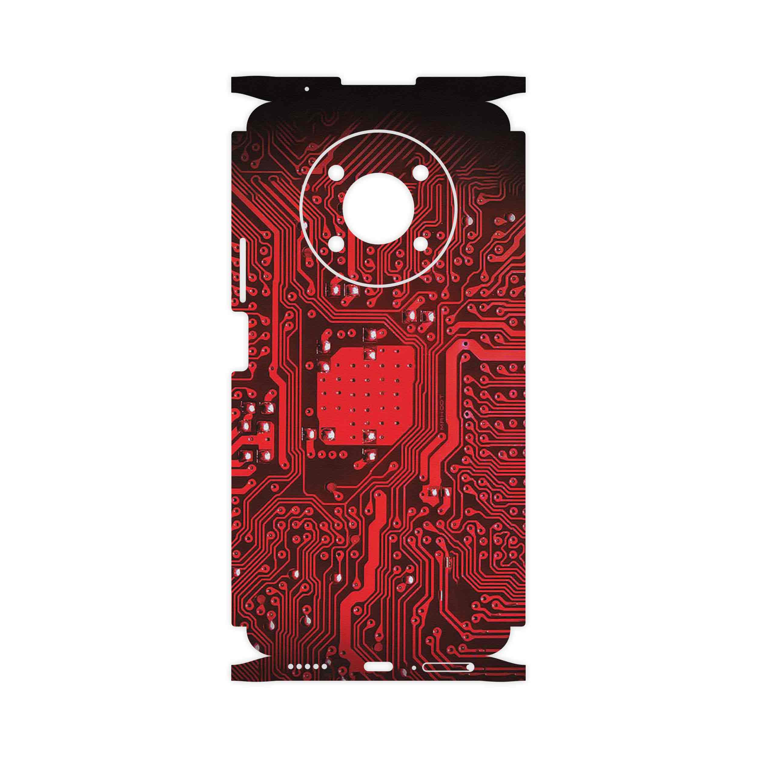 برچسب پوششی ماهوت مدل Red_Printed_Circuit_Board-FullSkin مناسب برای گوشی موبایل آنر X9 5G