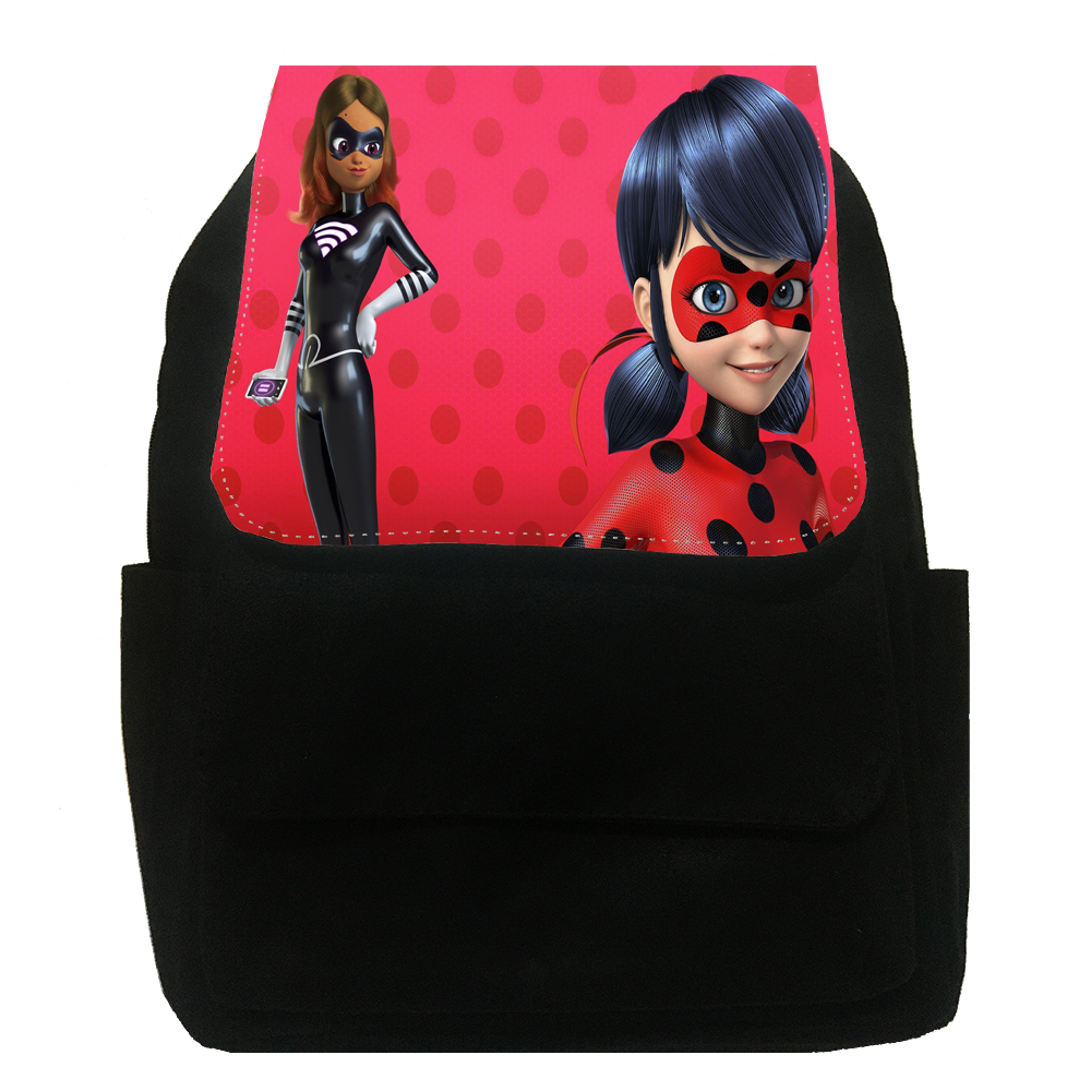 کوله پشتی طرح دختر کفشدوزکی کد pk25