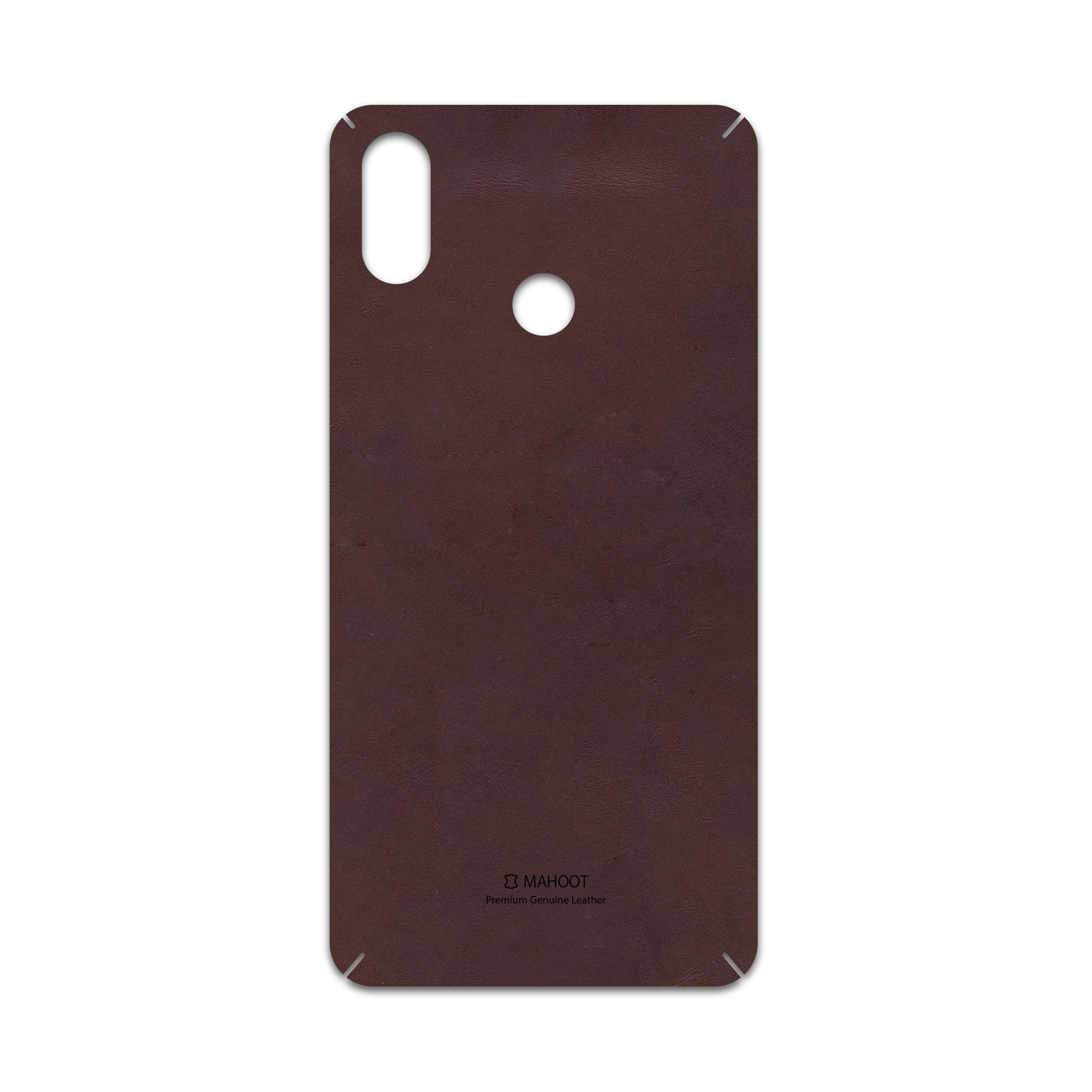 برچسب پوششی ماهوت مدل Matte-Dark-Brown-Leather مناسب برای گوشی موبایل شیائومی Mi Max 3