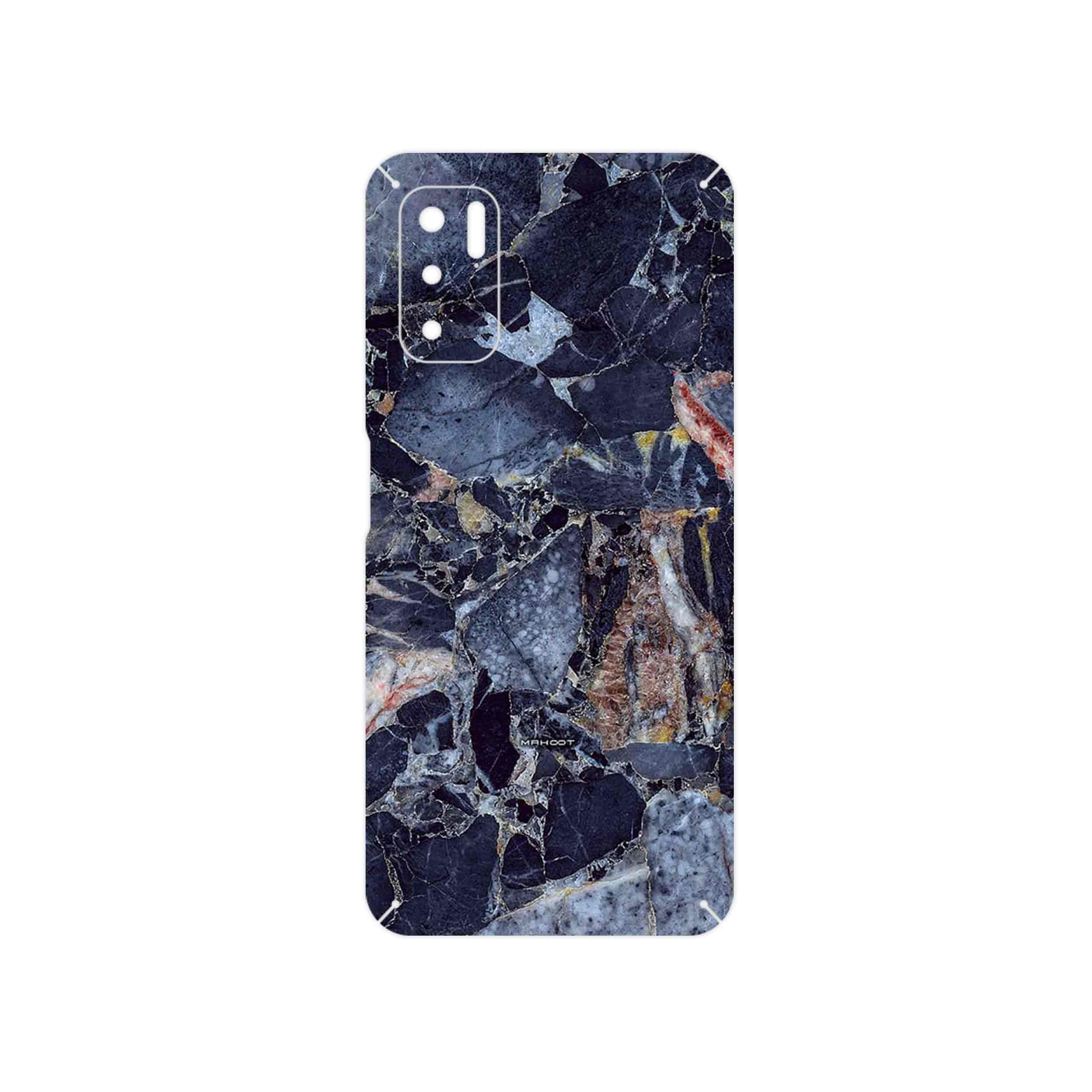 برچسب پوششی ماهوت مدل Broken black marble مناسب برای گوشی موبایل شیائومی Redmi Note 10 5G