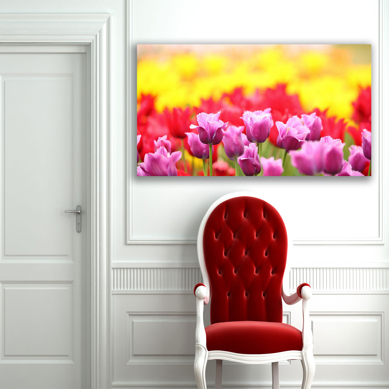 تابلو شاسی طرح گل کد 53