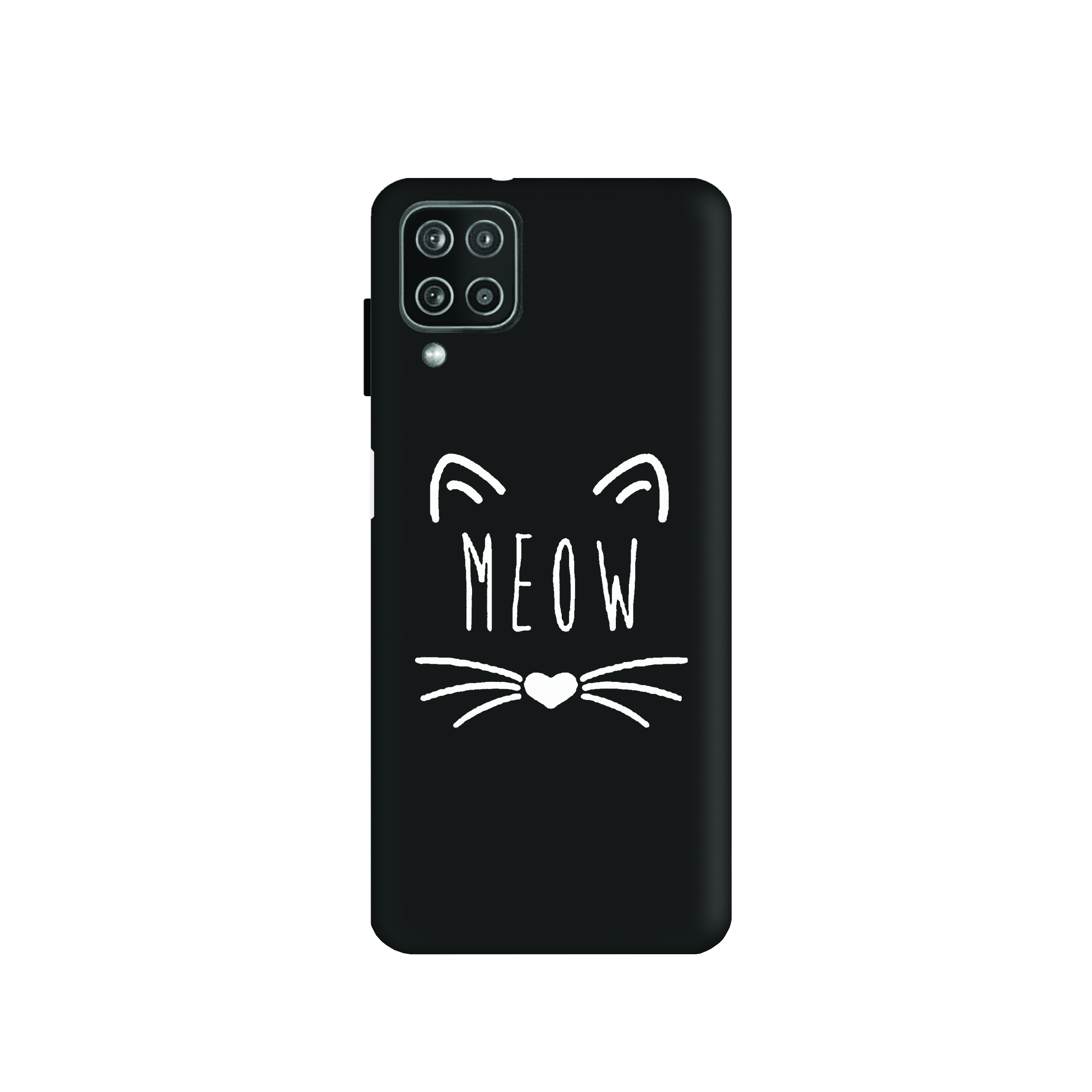 کاور طرح مینیمال گربه مناسب برای گوشی موبایل سامسونگ Galaxy A12