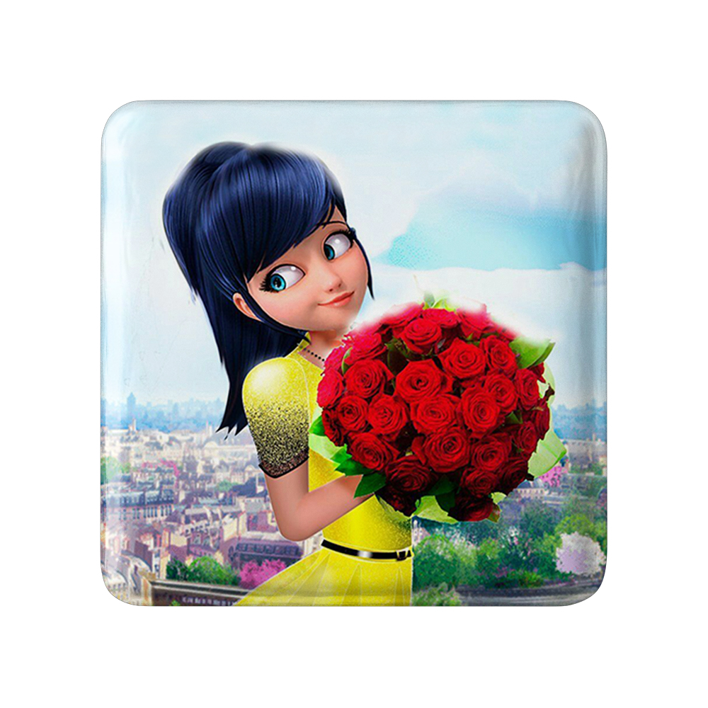 پیکسل خندالو طرح دختر کفشدوزکی کد 3541 