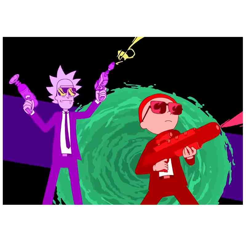 تابلو شاسی آتریسا مدل  انیمیشن Rick and Morty