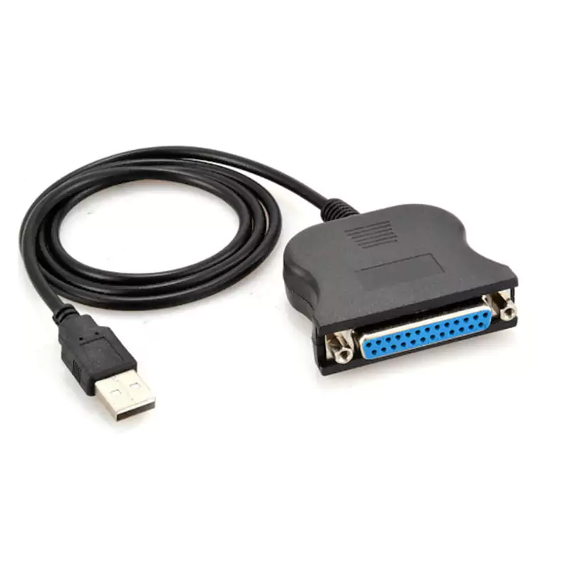مبدل USB به 25 پین ماده پارالل 80 سانتی متر