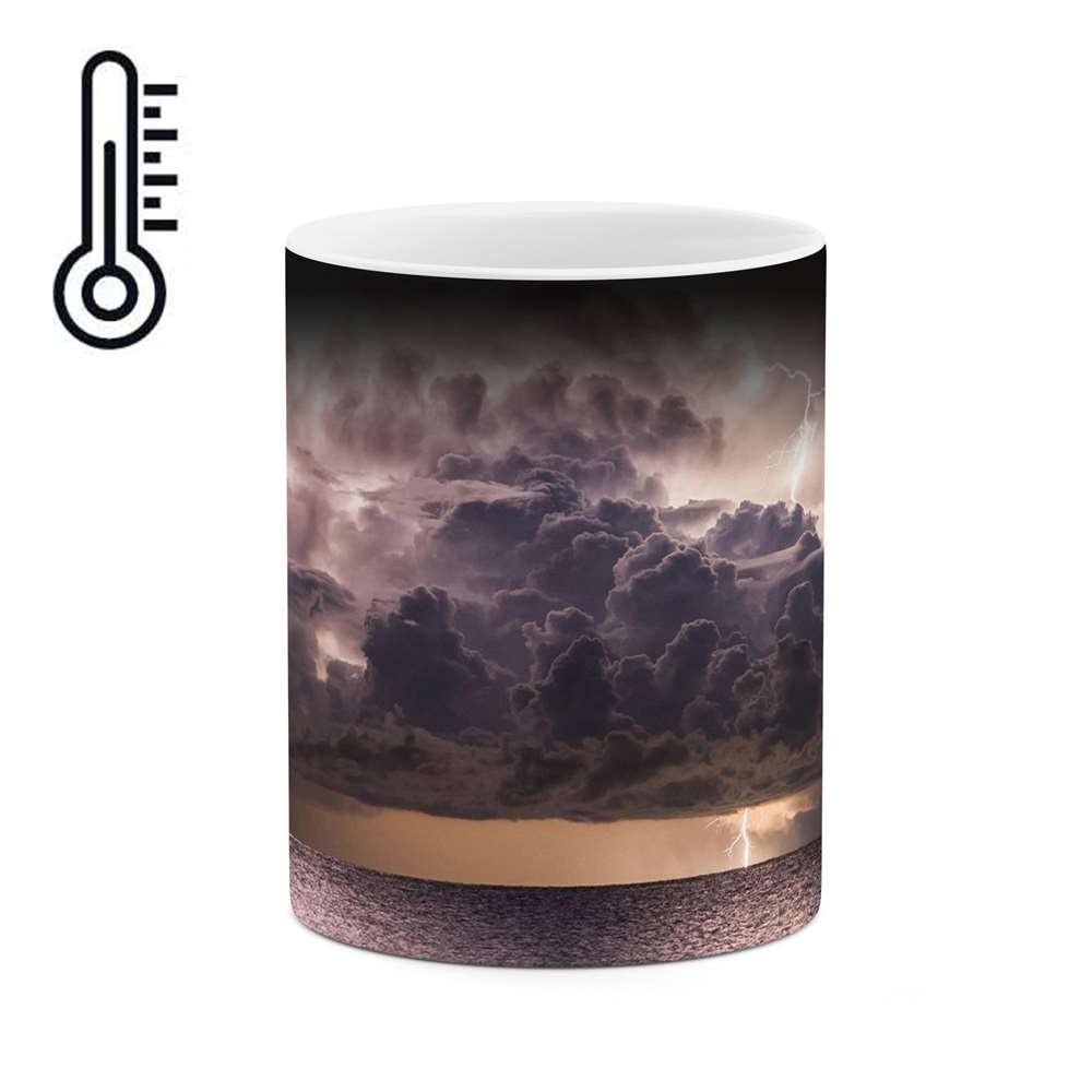 ماگ حرارتی کاکتی طرح رعد و برق مدل mgh12592