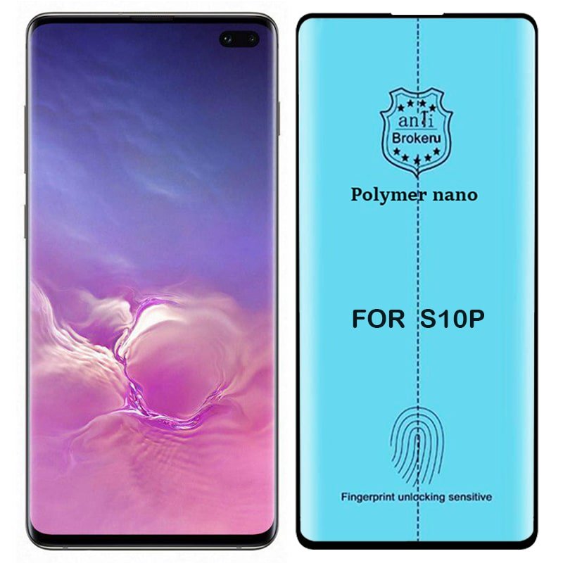برچسب PMMA محافظ صفحه نمایش اورجینال مناسب برای گوشی Samsung Galaxy S10 Plus مدل پلیمر نانو