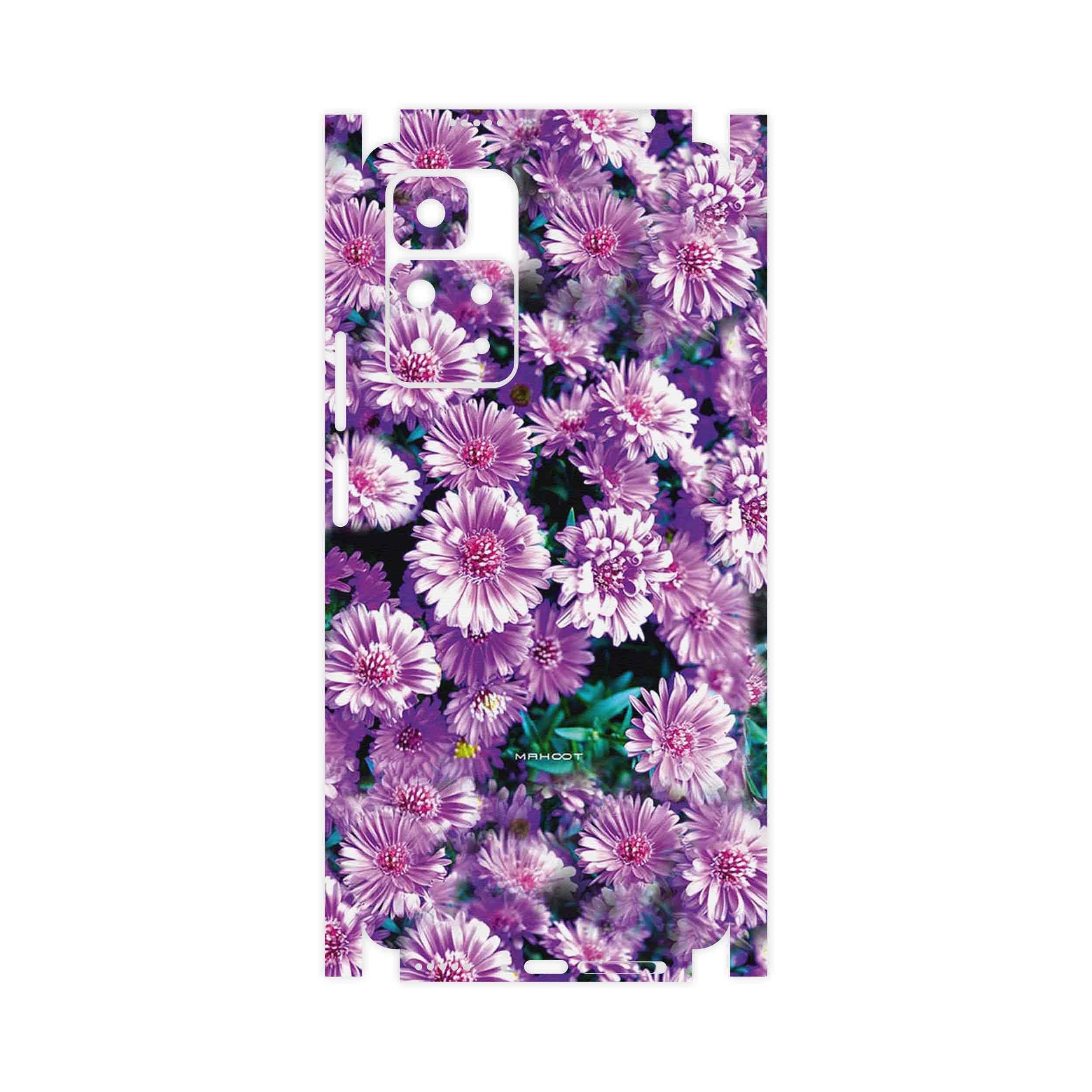 برچسب پوششی ماهوت مدل Purple_Flower-FullSkin مناسب برای گوشی موبایل شیائومی Redmi Note 11 Pro Plus 5G