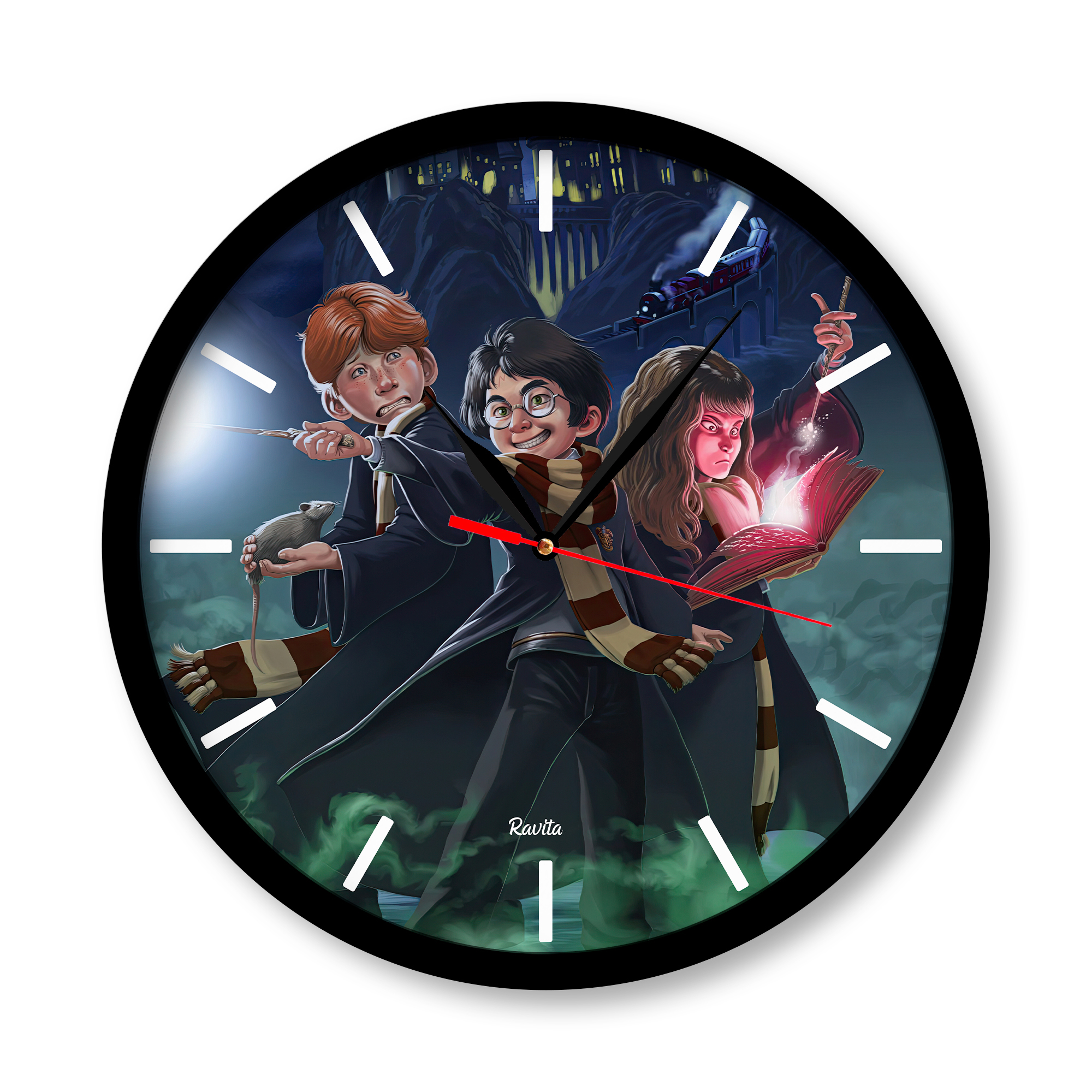 ساعت دیواری راویتا مدل هری پاتر کد 3355