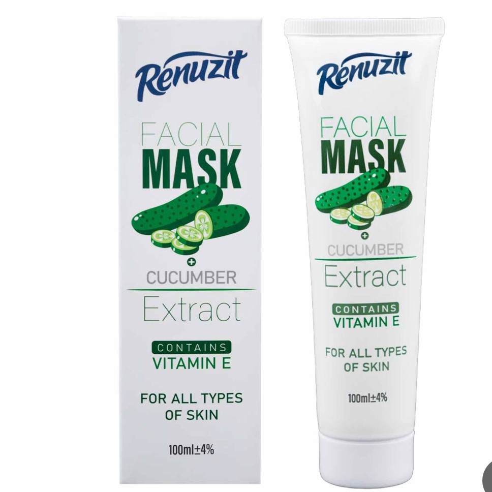 ماسک ورقه ای خیار درخشان کننده پوست 