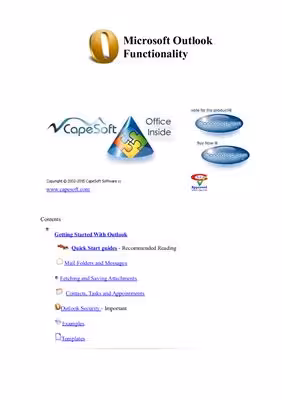 خرید و دانلود نسخه کامل کتاب Microsoft Outlook Functionality