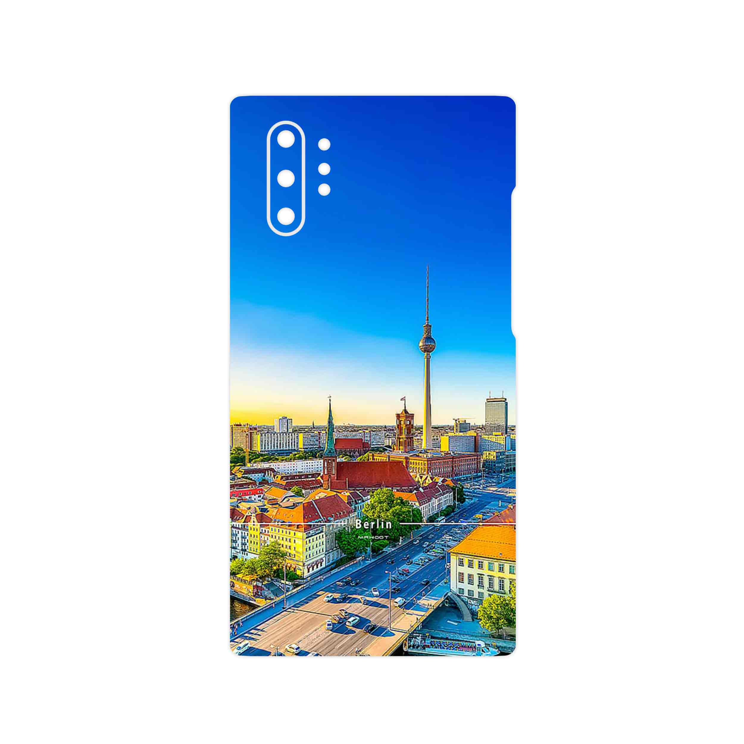 برچسب پوششی ماهوت مدل City of Berlin مناسب برای گوشی موبایل سامسونگ Galaxy Note 10 Plus