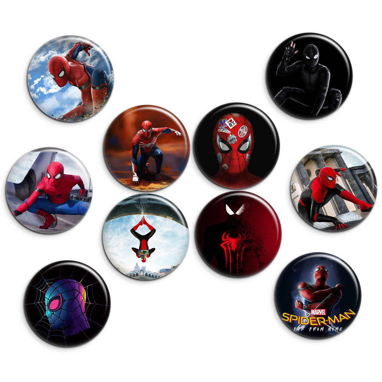 پیکسل پرمانه طرح مرد عنکبوتی کد pmg.10  مجموعه 10عددی