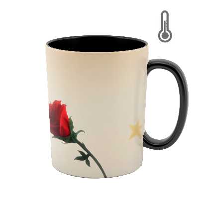 ماگ حرارتی طرح شازده کوچولو مدل گل 