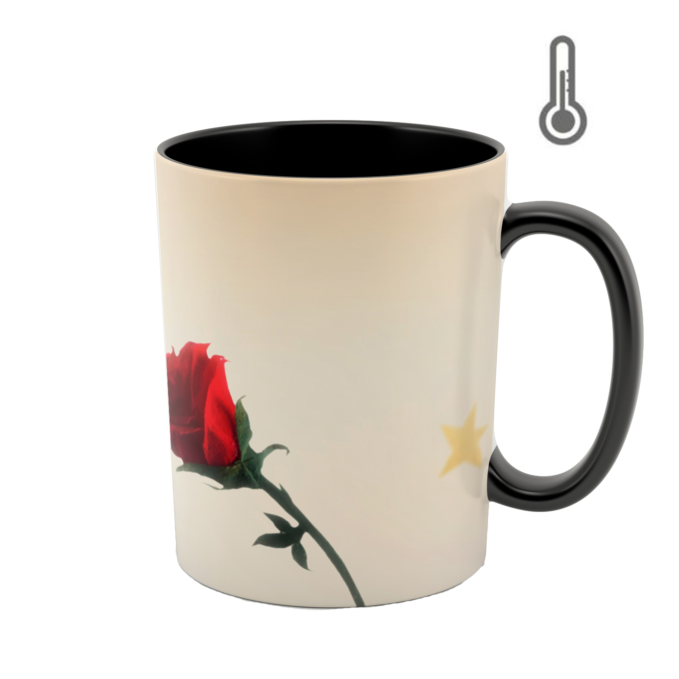 ماگ حرارتی طرح شازده کوچولو مدل گل 