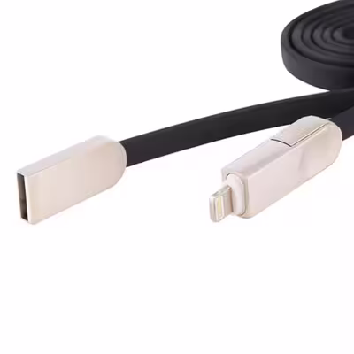 کابل تبدیل USB به microUSB و لایتنینگ میچون مدل mc-c006 طول 1 متر