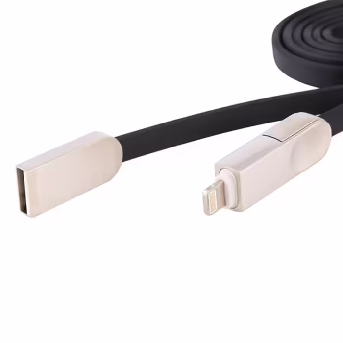 کابل تبدیل USB به microUSB و لایتنینگ میچون مدل mc-c006 طول 1 متر