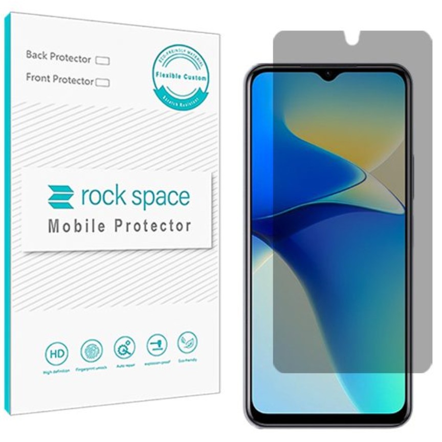 گلس پرایوسی (حریم شخصی)نانو و ضد ضربه گوشی ویوو Y30 5G برند راک اسپیس 