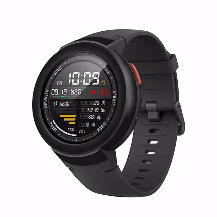 برچسب ماهوت طرح Matte Black مناسب برای ساعت هوشمند شیایومی Amazfit Verge