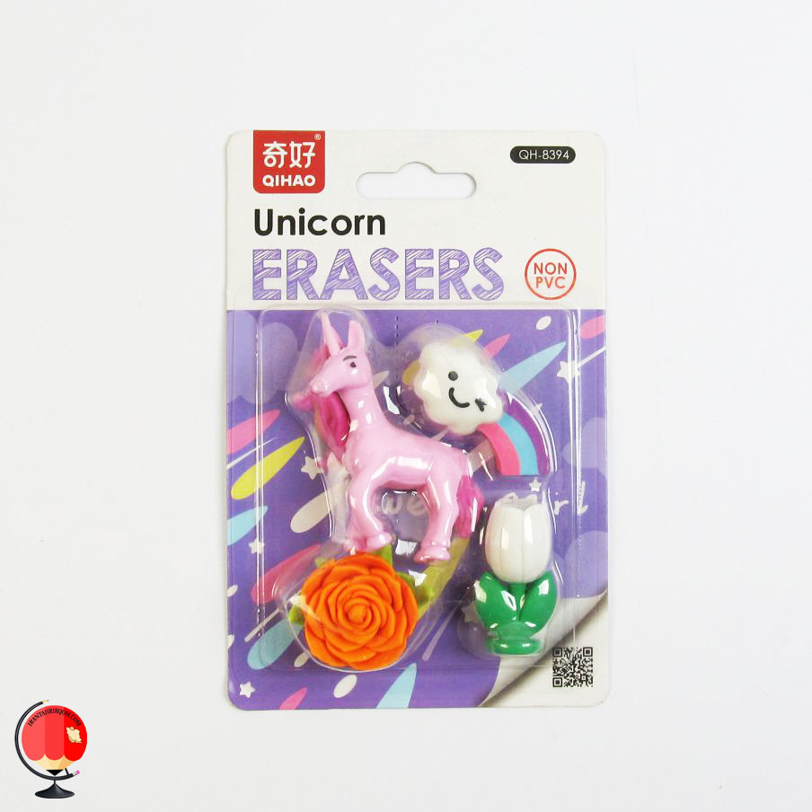 پاک کن فانتزی طرح یونیکورن 4 تکه