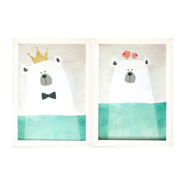 تابلو دیواری کد 710003 مجموعه 2 عددی