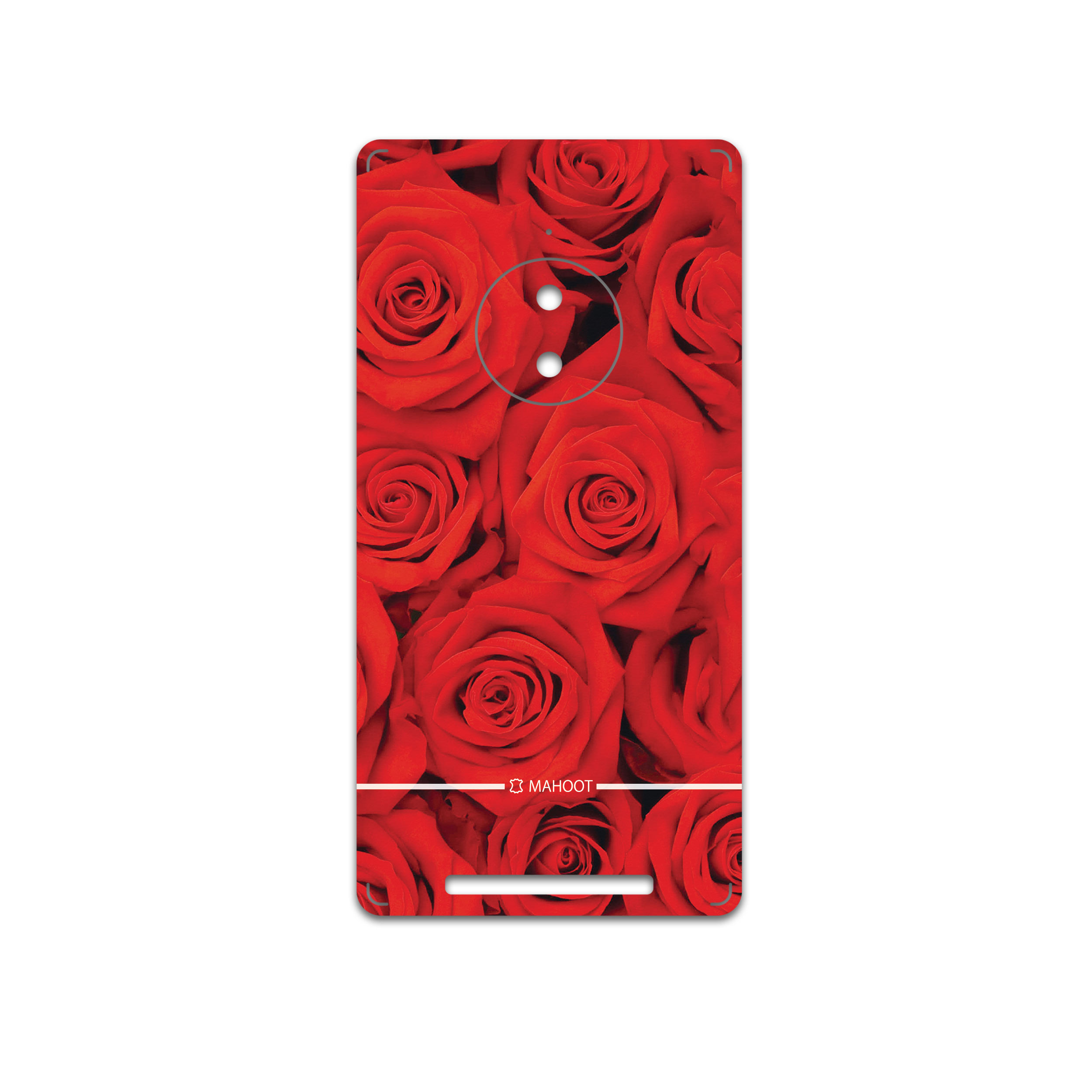برچسب پوششی ماهوت مدل Red-Flower مناسب برای گوشی موبایل نوکیا Lumia 830