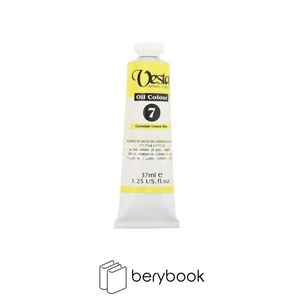 vesta / وستا / رنگ روغن / 37میل / 7 / cadmium lemon hue